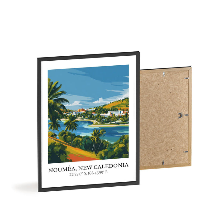 Nouméa Art, Nouméa Retro Travel Art, New Caledonia Home Decor, New Caledonia Gift, New Caledonia Art, Travel Prints, Housewarming Gift