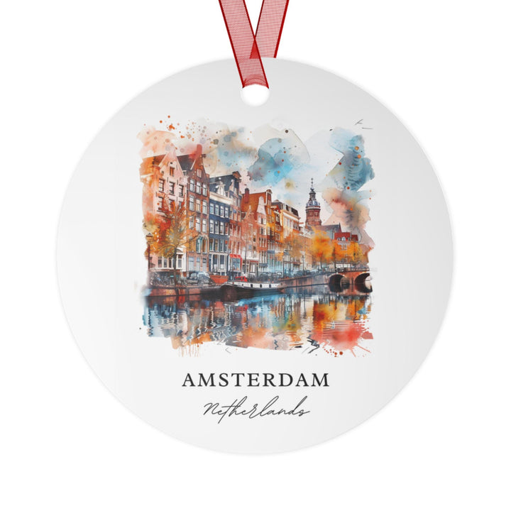 Amsterdam, Netherlands Christmas Ornament