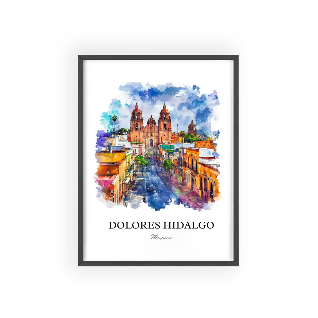 Dolores Hidalgo, Mexico – Watercolor Art Print