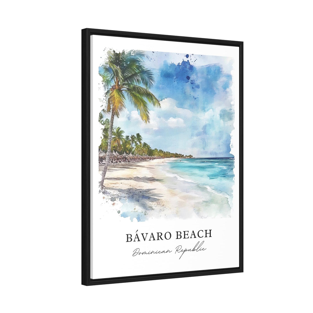 Bavaro Beach Wall Art - Dominican Republic Print