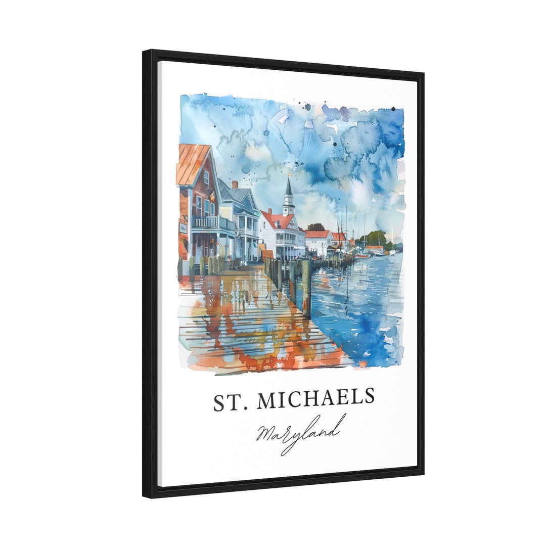 St. Michaels MD Wall Art, St. Michaels Print, St. Michaels Watercolor, St. Michaels MD Gift,