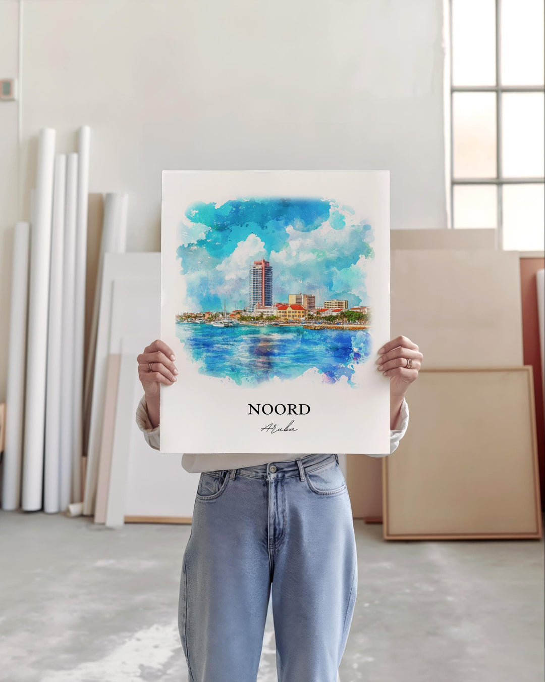 Noord, Aruba – Watercolor Art Print