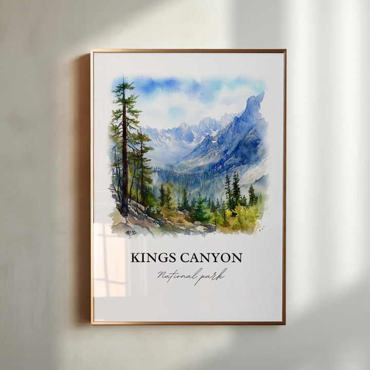 Kings Canyon Wall Art - California Print