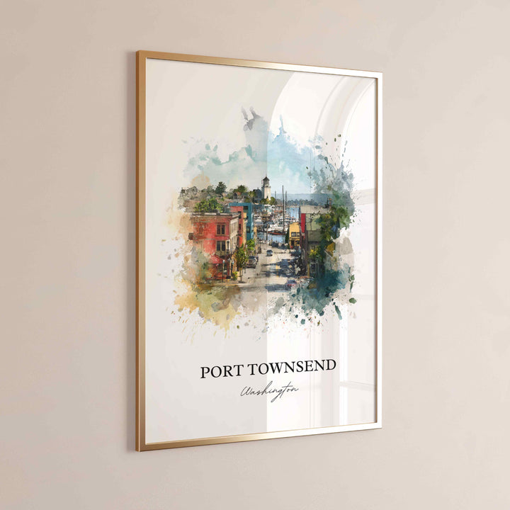Port Townsend, Washington – Watercolor Art Print