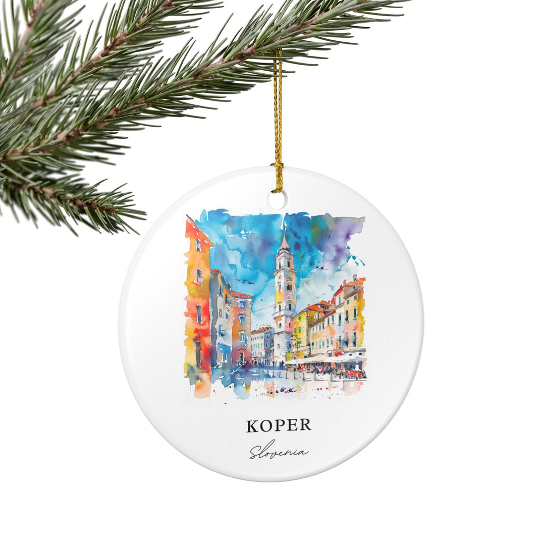 Koper Slovenia Ornament: Unique Koper Souvenir, Koper Slovenia Xmas Decor, and Authentic Slovenian Gift