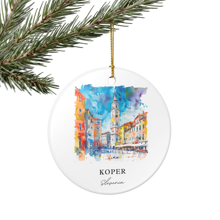 Koper Slovenia Ornament: Unique Koper Souvenir, Koper Slovenia Xmas Decor, and Authentic Slovenian Gift