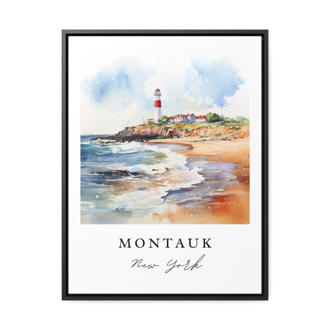 Montauk LI wall art - Long Island NY, Montauk poster print, Montauk Wedding gift, Birthday present, Custom Text, Perfect Gift