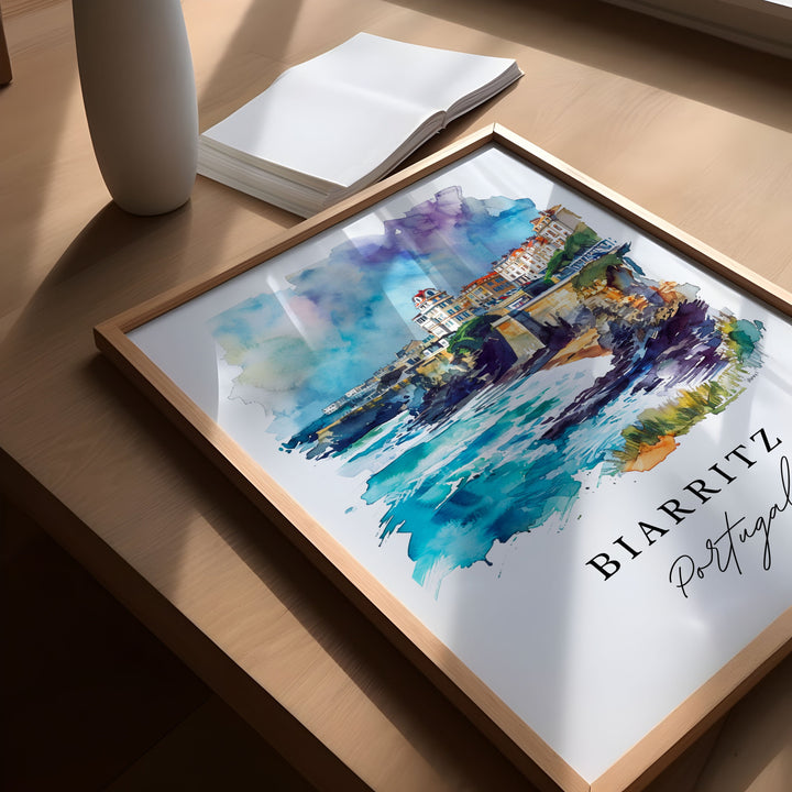 Biarritz Wall Art - Portugal Print