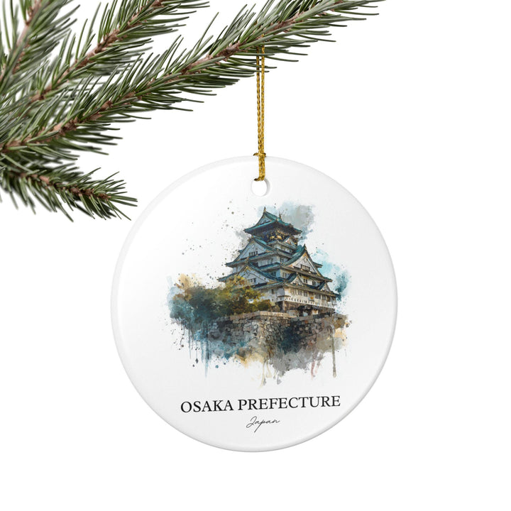 Osaka Japan Ornament: Unique Osaka Souvenir, Osaka Japan Xmas Decor, and Authentic Japan Gift