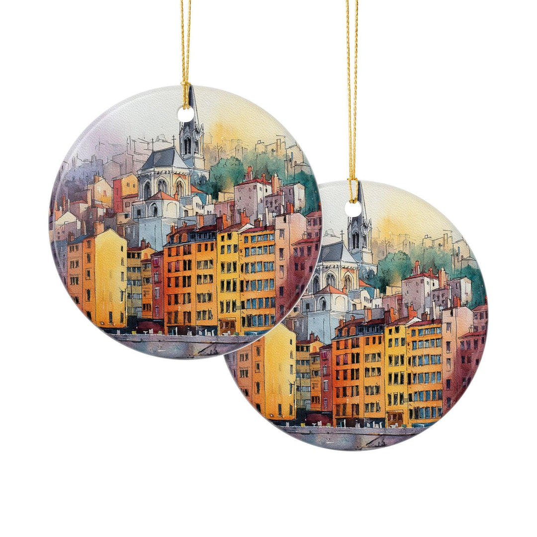 Lyon France Ornament: Unique Lyon Souvenir, Lyon France Xmas Decor, and Authentic Lyon France Gift