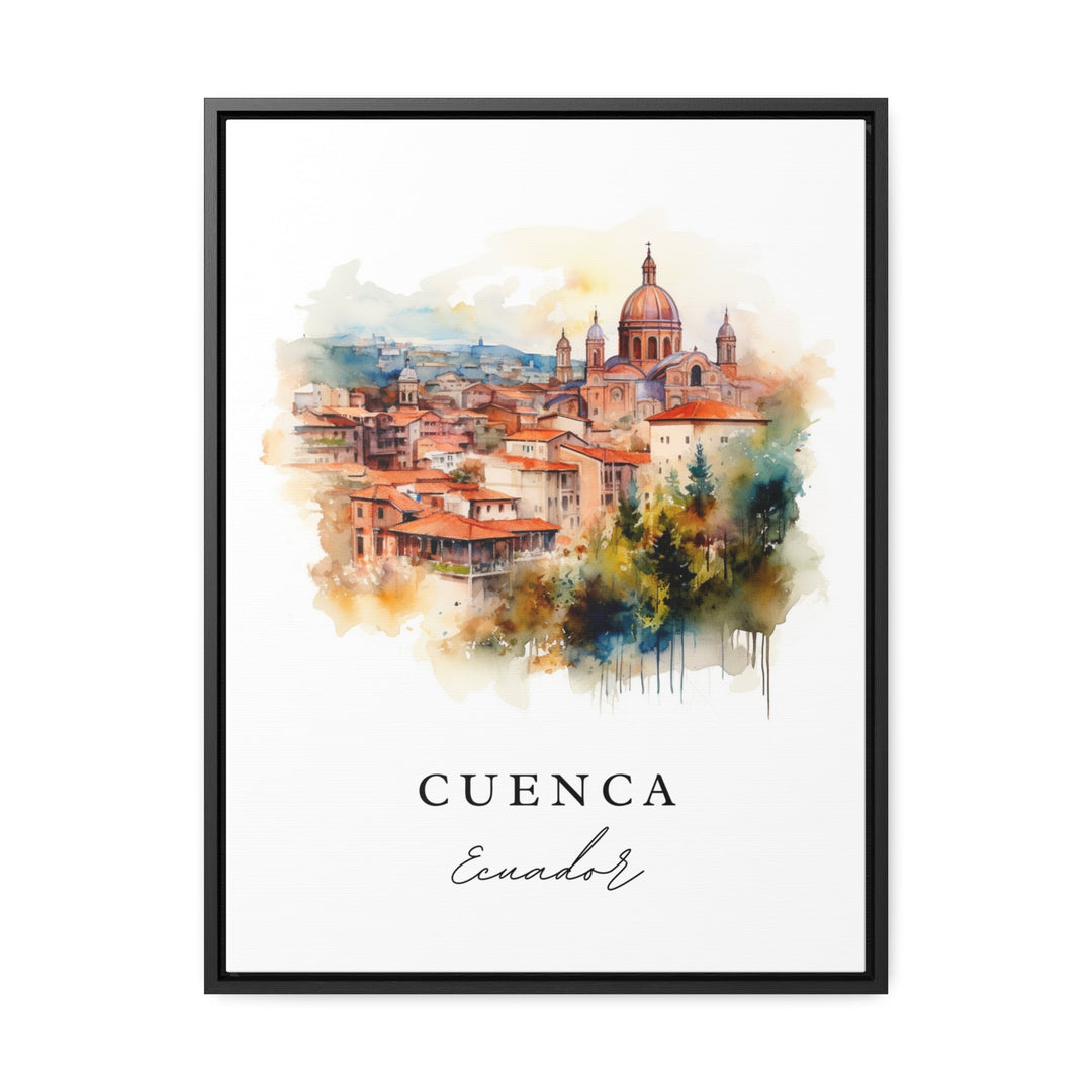 Cuenca Ecuador art - Ecuador, Cuenca poster print, Cuenca Ecuador Wedding gift, Birthday present, Custom Text, Perfect Gift