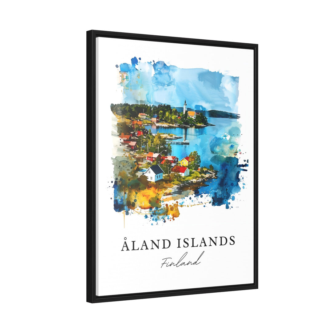 Aland Islands Wall Art - Finland Print