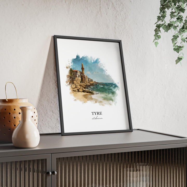 Tyre, Lebanon – Watercolor Art Print