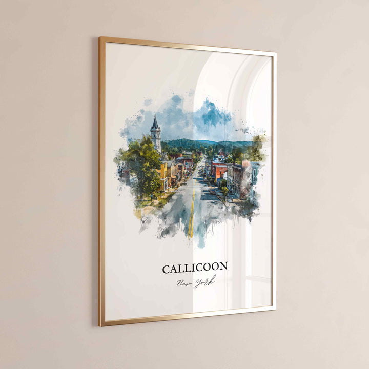 Callicoon, NY – Watercolor Art Print