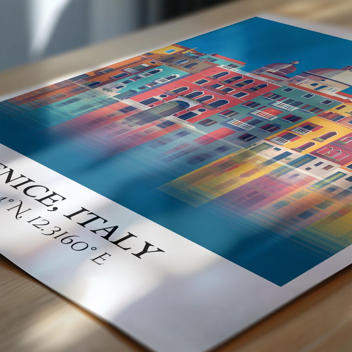 Venice Italy Art, Venice Retro Travel Art, Venice Home Decor, Venice Gift, Venice Italy Travel Art, Travel Prints, Housewarming Gift