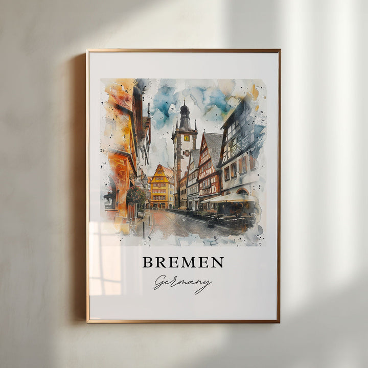 Bremen Wall Art - Germany Print