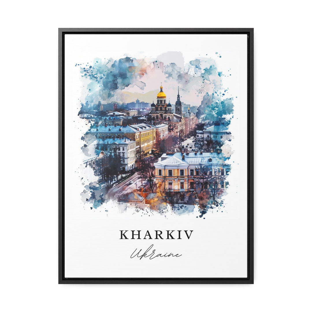 Kharkiv Wall Art, Kharkiv Print, Kharkiv Ukraine Wall Art, Kharkiv Ukraine Gift, Travel Print, Travel Poster, Travel Gift, Housewarming Gift