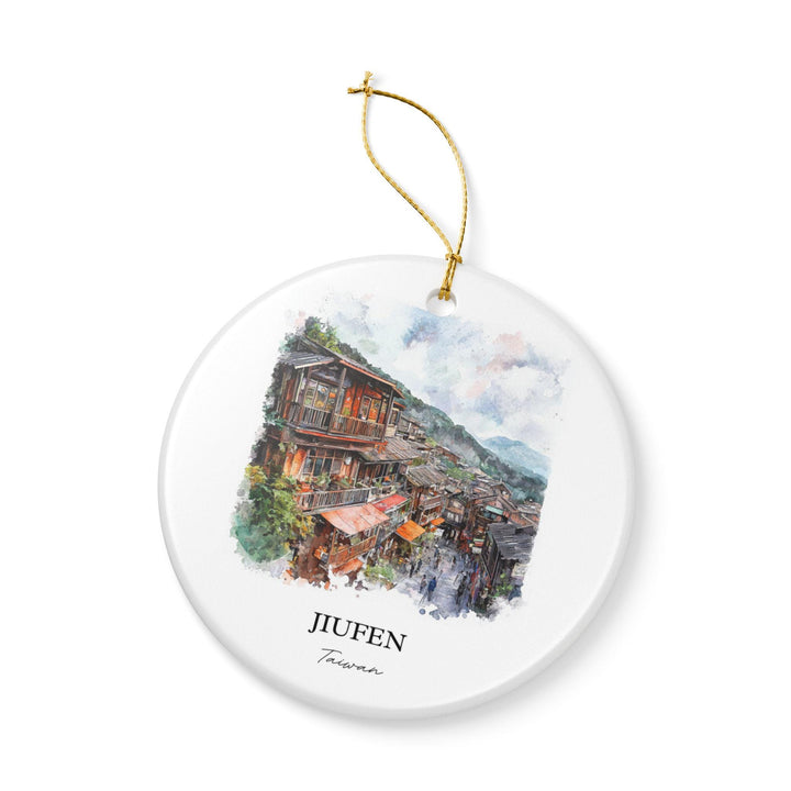 Jiufen Taiwan Ornament: Unique Jiufen Souvenir, Jiufen Xmas Decor, and Authentic Jiufen Taiwan Gift