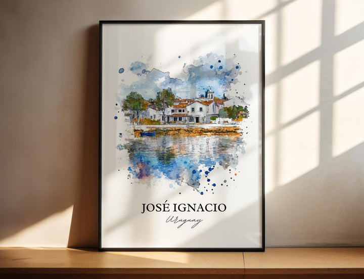 José Ignacio Wall Art, Paraguay Print, Paraguay Watercolor Art, José Ignacio Gift, Travel Print, Travel Poster, Housewarming Gift
