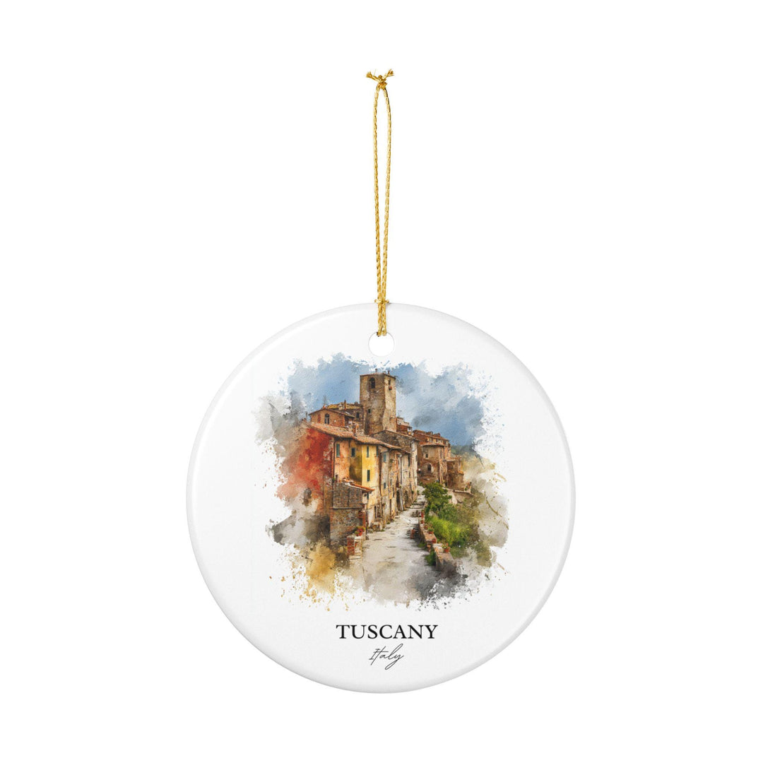 Tuscany Italy Ornament: Unique Tuscany Souvenir, Tuscany Italy Xmas Decor, and Authentic Tuscany Italy Gift