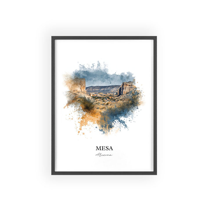 Mesa, Arizona – Watercolor Art Print