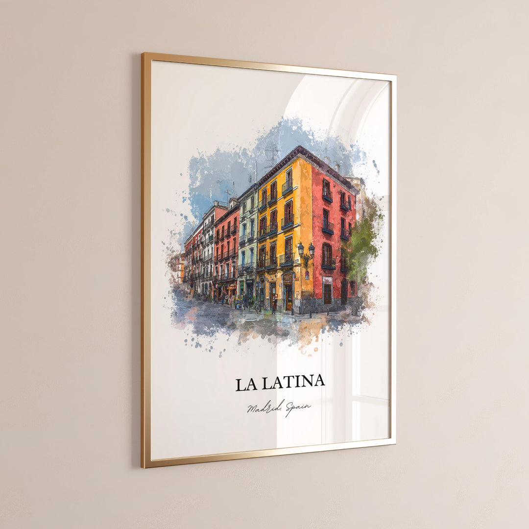 Madrid, Spain – Watercolor Art Print