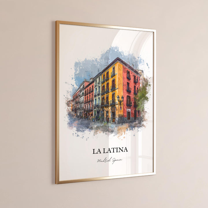 Madrid, Spain – Watercolor Art Print