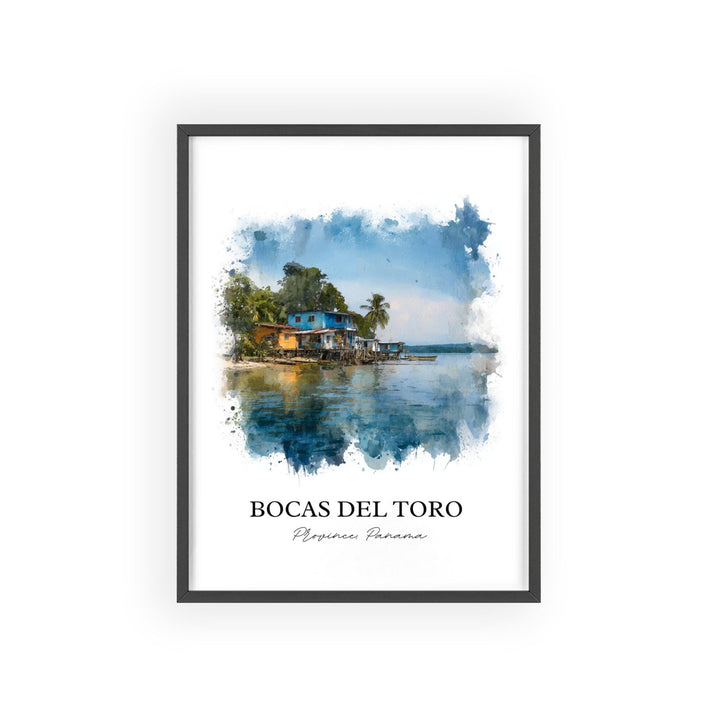 Bocas del Toro, Panama – Watercolor Art Print