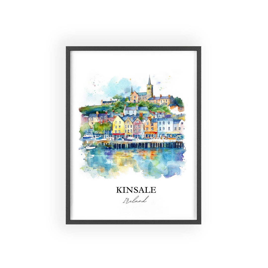 Kinsale, Ireland – Watercolor Art Print
