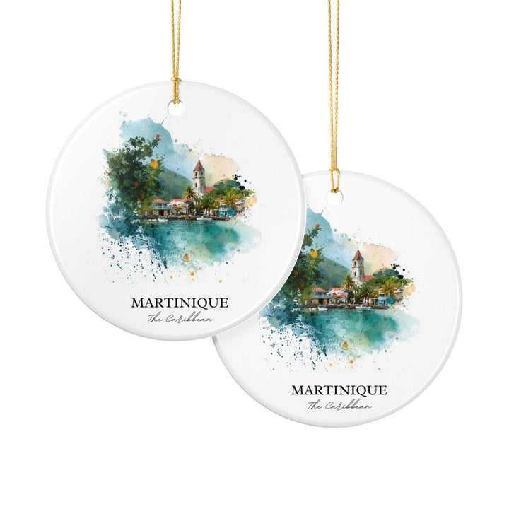 Martinique Ornament: Unique Martinique Souvenir, Martinique Xmas Decor, and Authentic Martinique Caribbean Gift