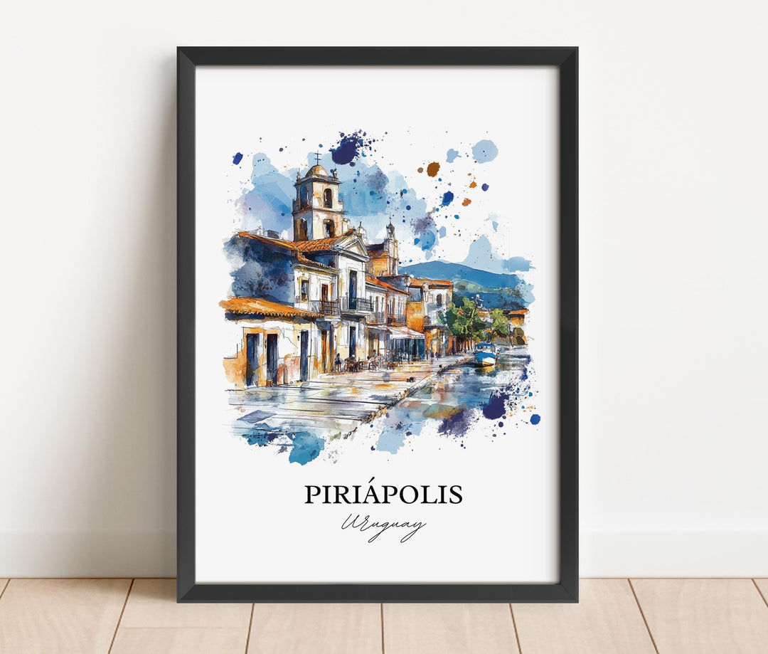Piriápolis Wall Art, Uruguay Print, Uruguay Watercolor Art, Piriápolis Gift, Travel Print, Travel Poster, Housewarming Gift