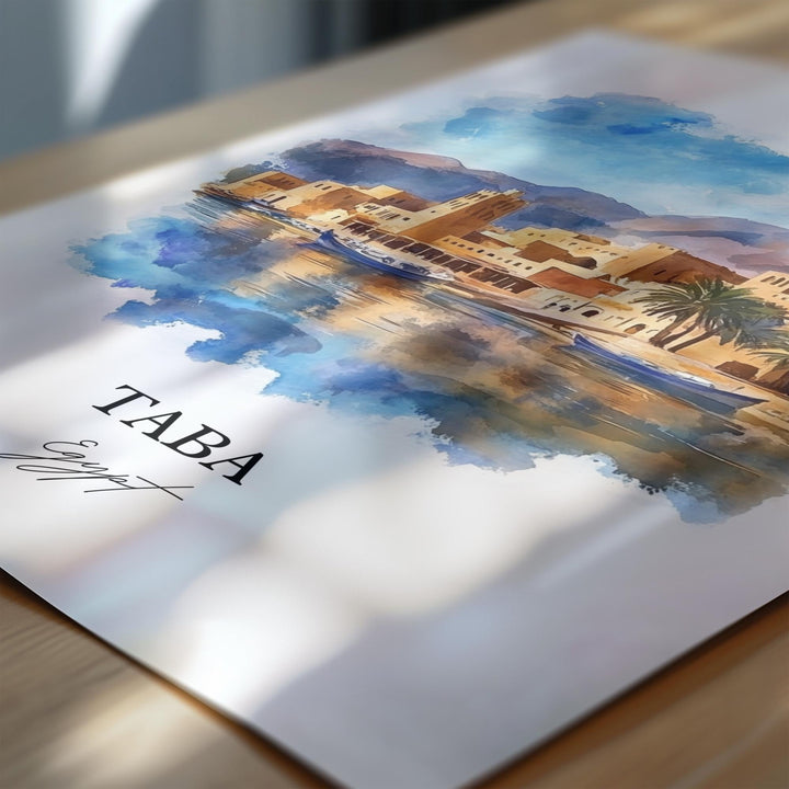 Taba, Egypt – Watercolor Art Print