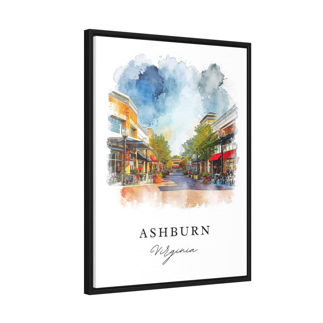 Ashburn VA wall art - Virginia, Ashburn print, Ashburn Virginia Wedding gift, Birthday present, Custom Text, Perfect Gift