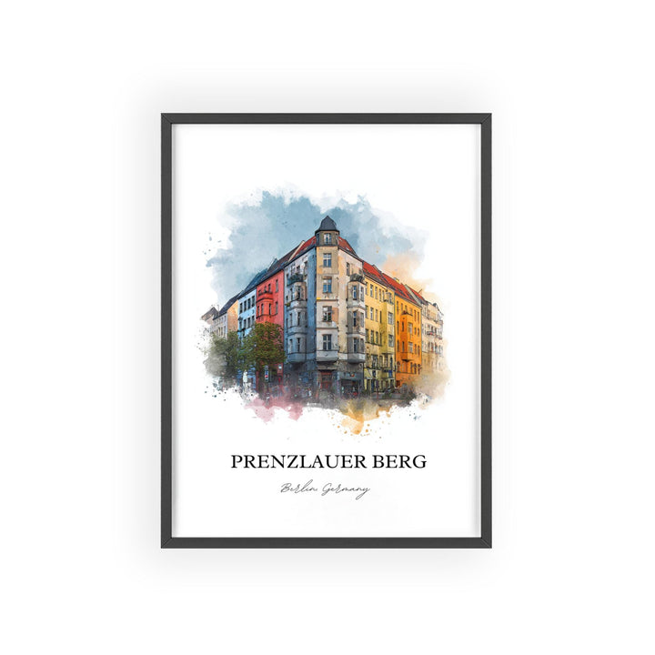 Prenzlauer Berg, Germany – Watercolor Art Print