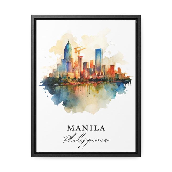 Manila Philippines wall art - Philippines, Manila poster, Manila Wedding gift, Birthday present, Custom Text, Personalised Gift