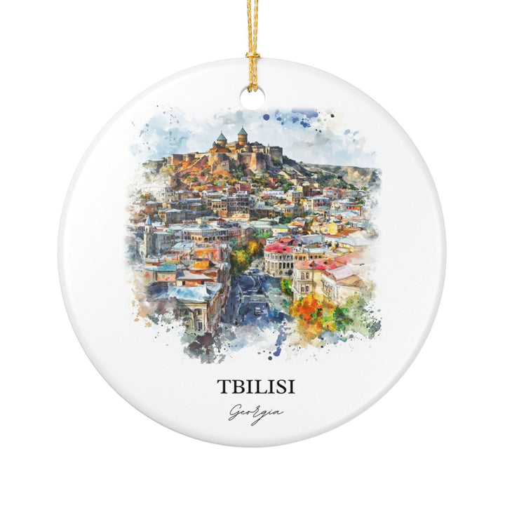 Tbilisi Ornament: Unique Tbilisi Georgia Souvenir, Tbilisi Xmas Decor, and Authentic Tbilisi Georgia Gift