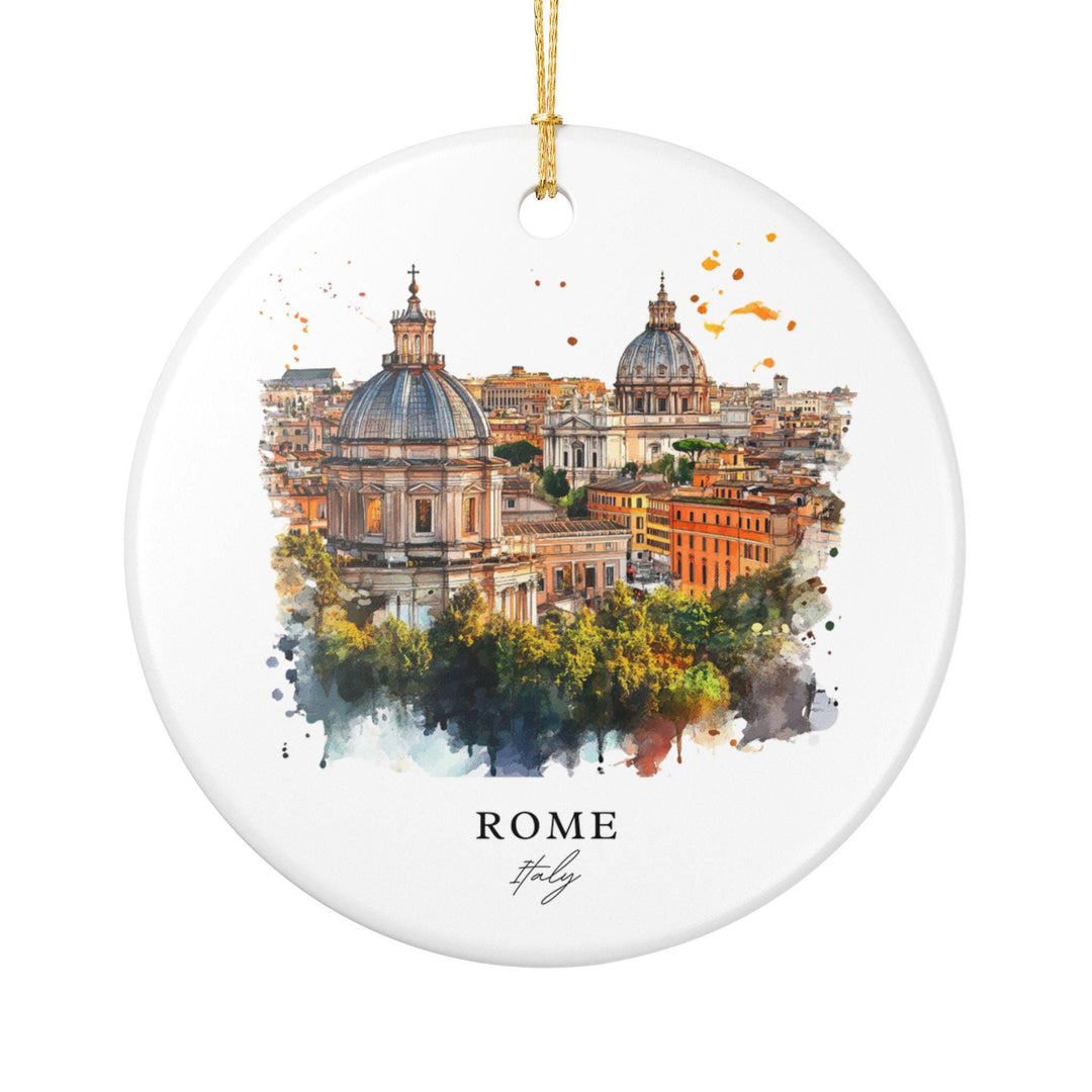 Rome Italy Ornament: Unique Rome IT Souvenir, Italy Xmas Decor, and Authentic Rome Italy Gift