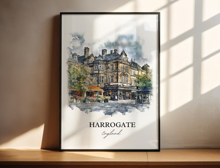 Harrogate, England – Watercolor Art Print