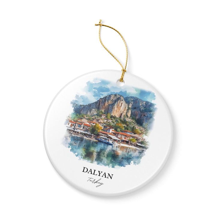Dalyan Turkey Ornament: Unique Dalyan Souvenir, Dalyan Turkey Xmas Decor, and Authentic Turkey Gift