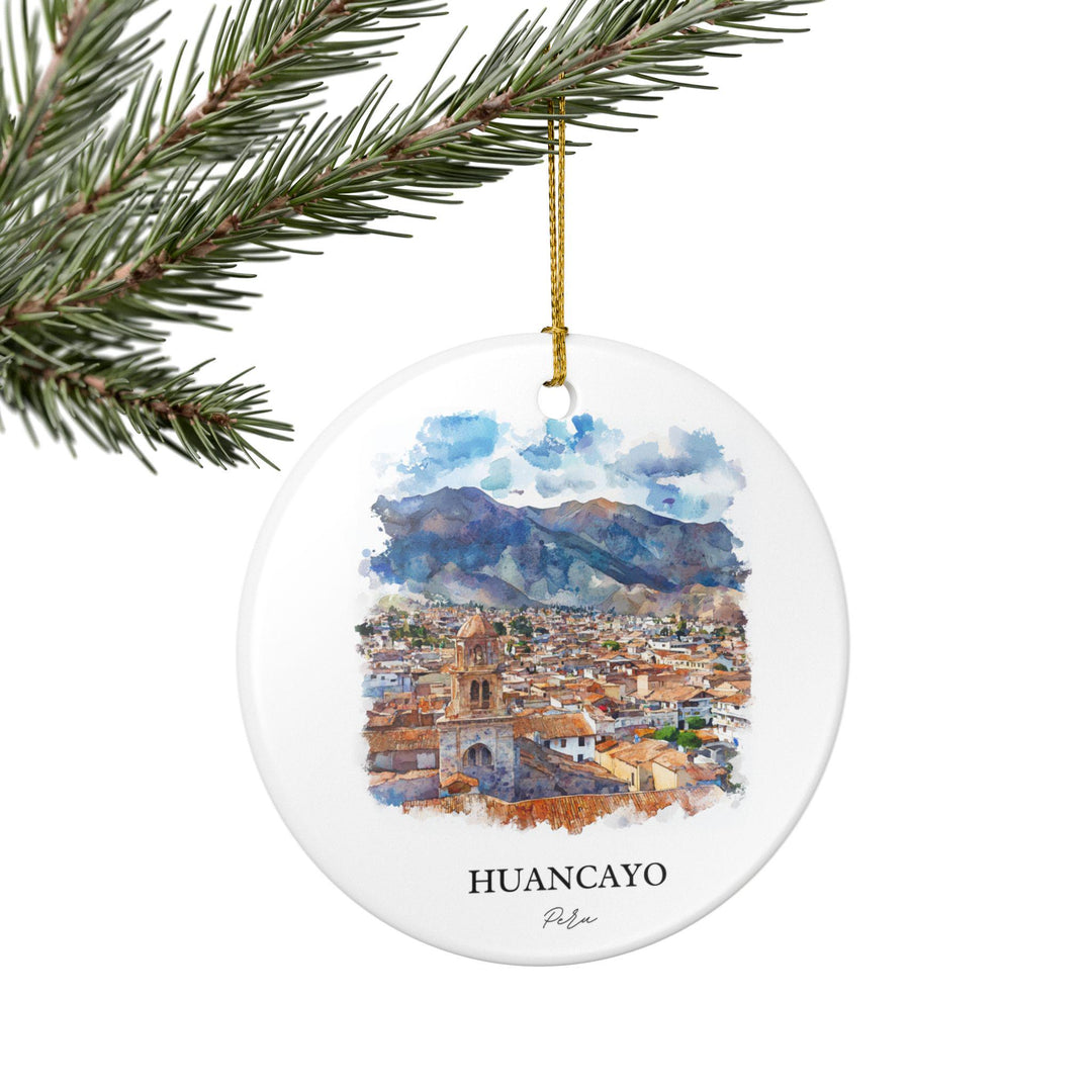 Huancayo Peru Ornament: Unique Huancayo Souvenir, Peru Xmas Decor, and Authentic Huancayo Gift