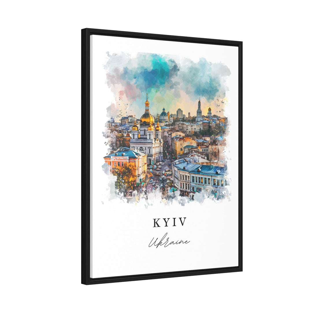 Kyiv Ukraine wall art - Kiev Ukraine, Kyiv print, Wedding gift, Kyiv Skyline Birthday present, Custom Text, Perfect Gift