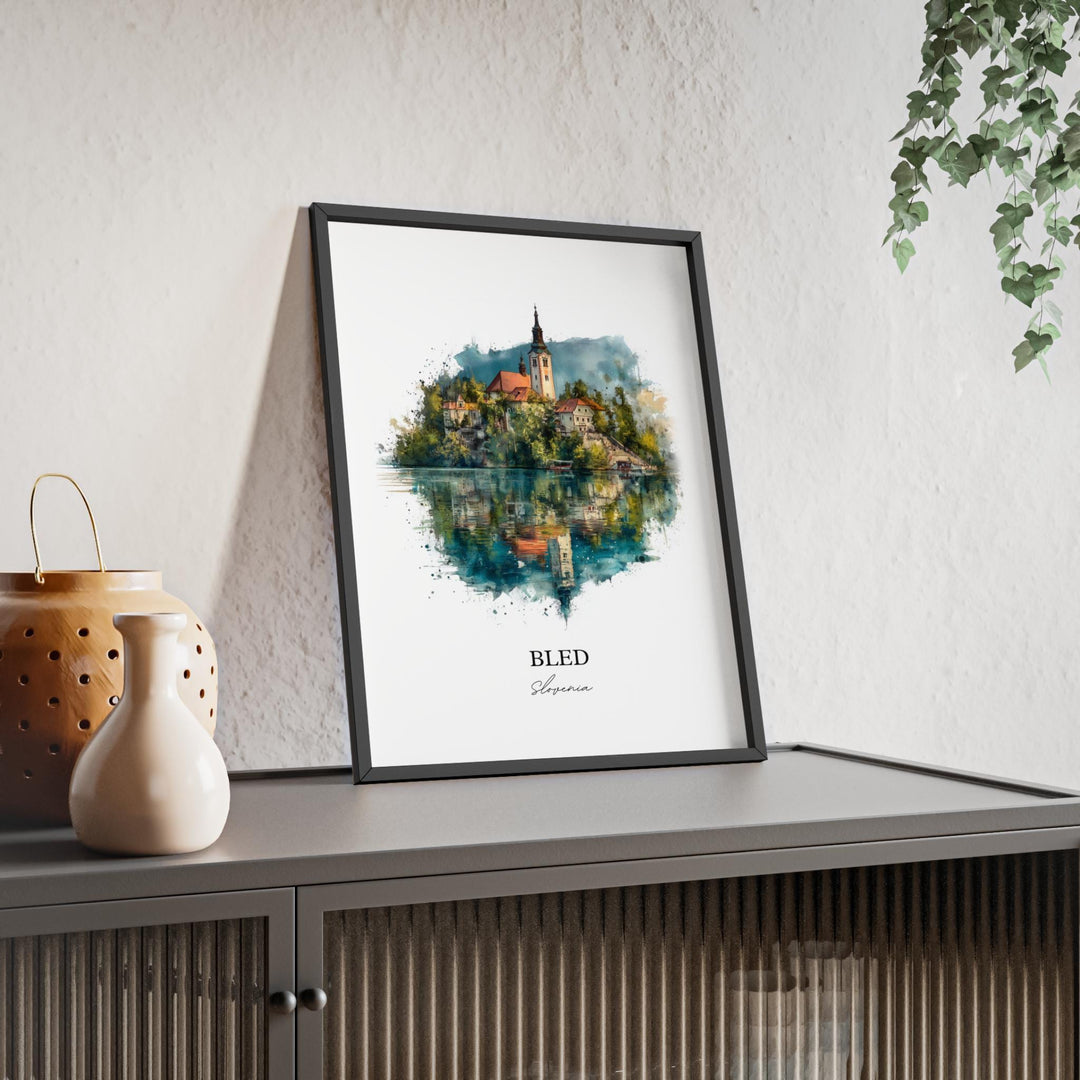 Bled, Slovenia – Watercolor Art Print