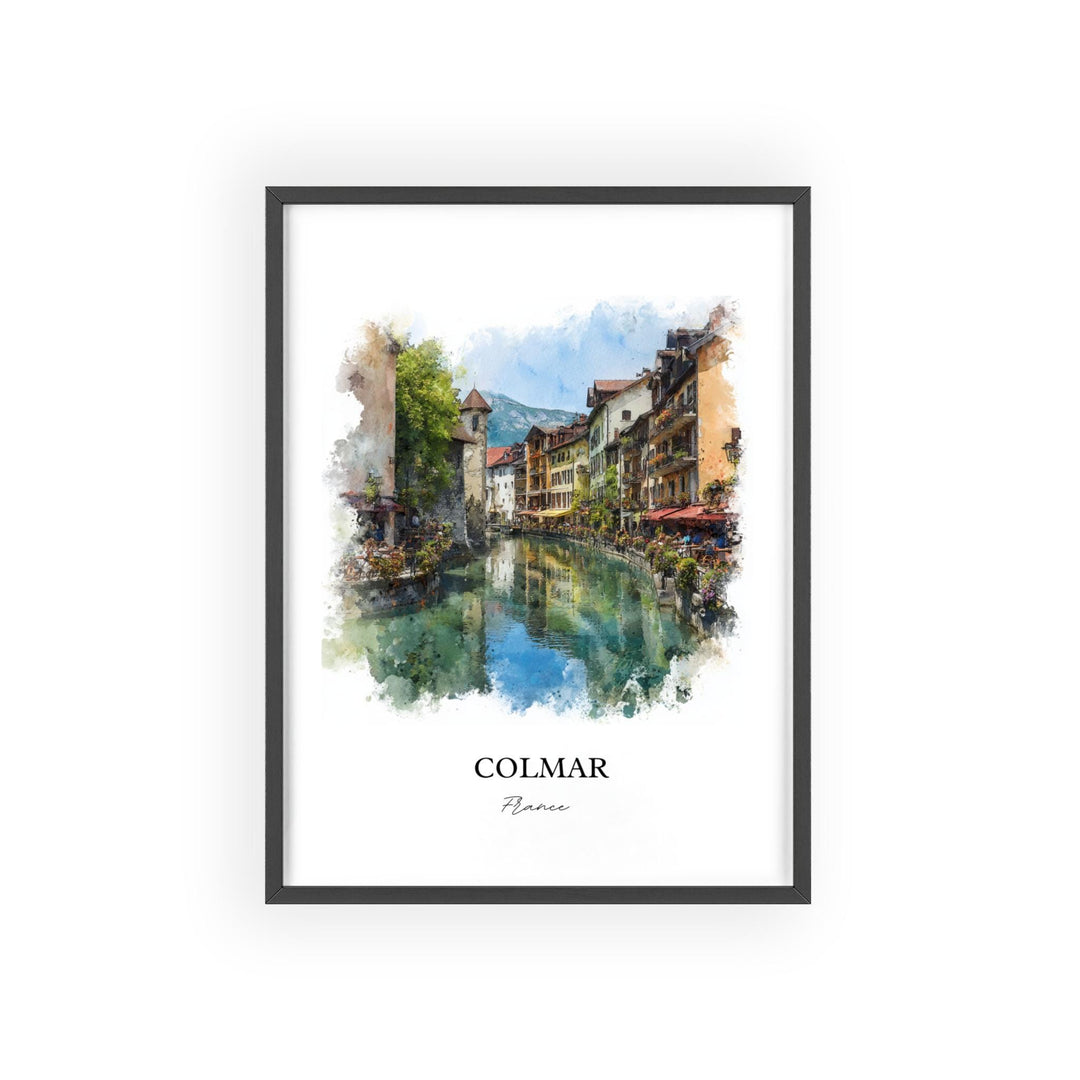 Colmar, France – Watercolor Art Print