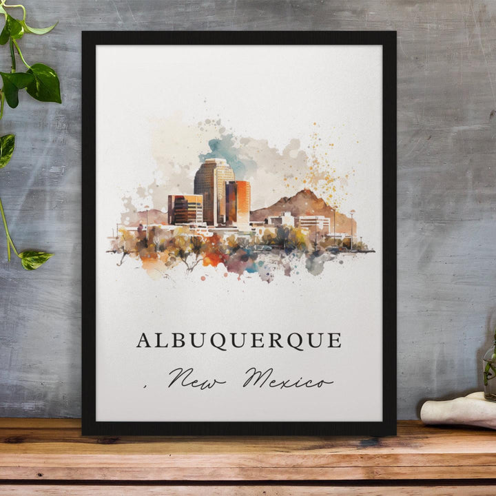 Albuquerque Wall Art - New Mexico Print