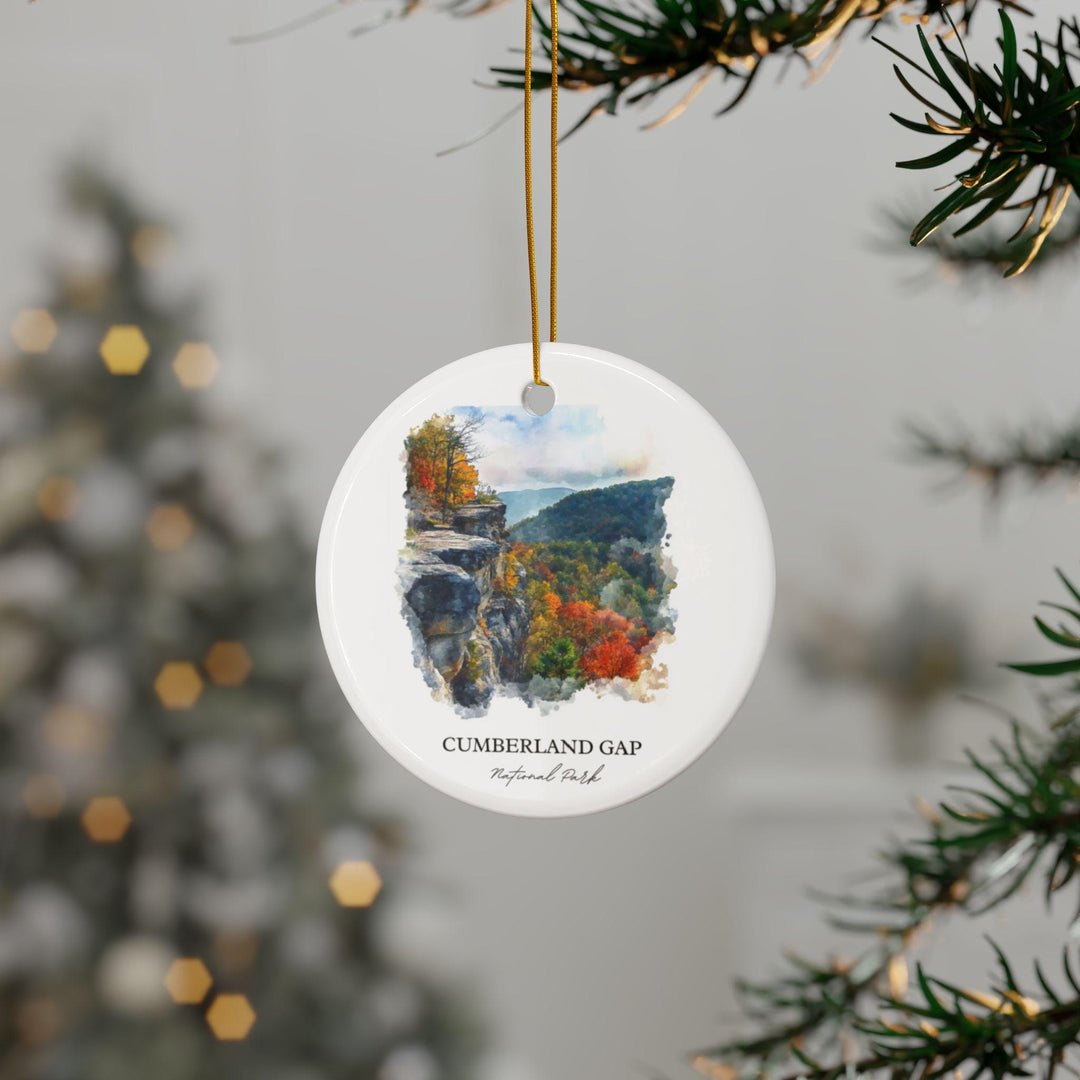Cumberland Gap Ornament: Unique Kentucky Souvenir, Virginia Xmas Decor, and Cumberland Gap National Park Gift