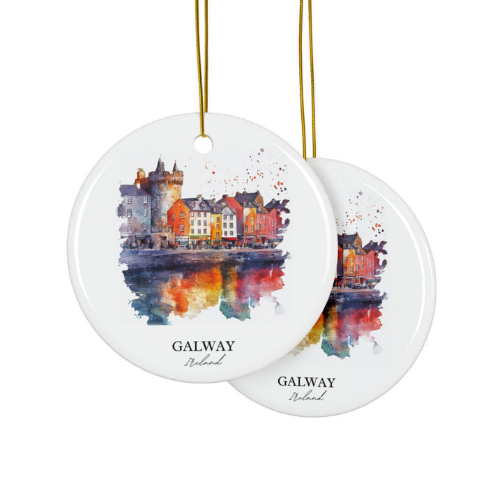 Galway Ireland Ornament: Unique Galway Souvenir, Galway Xmas Decor, and Authentic Galway Ireland Gift