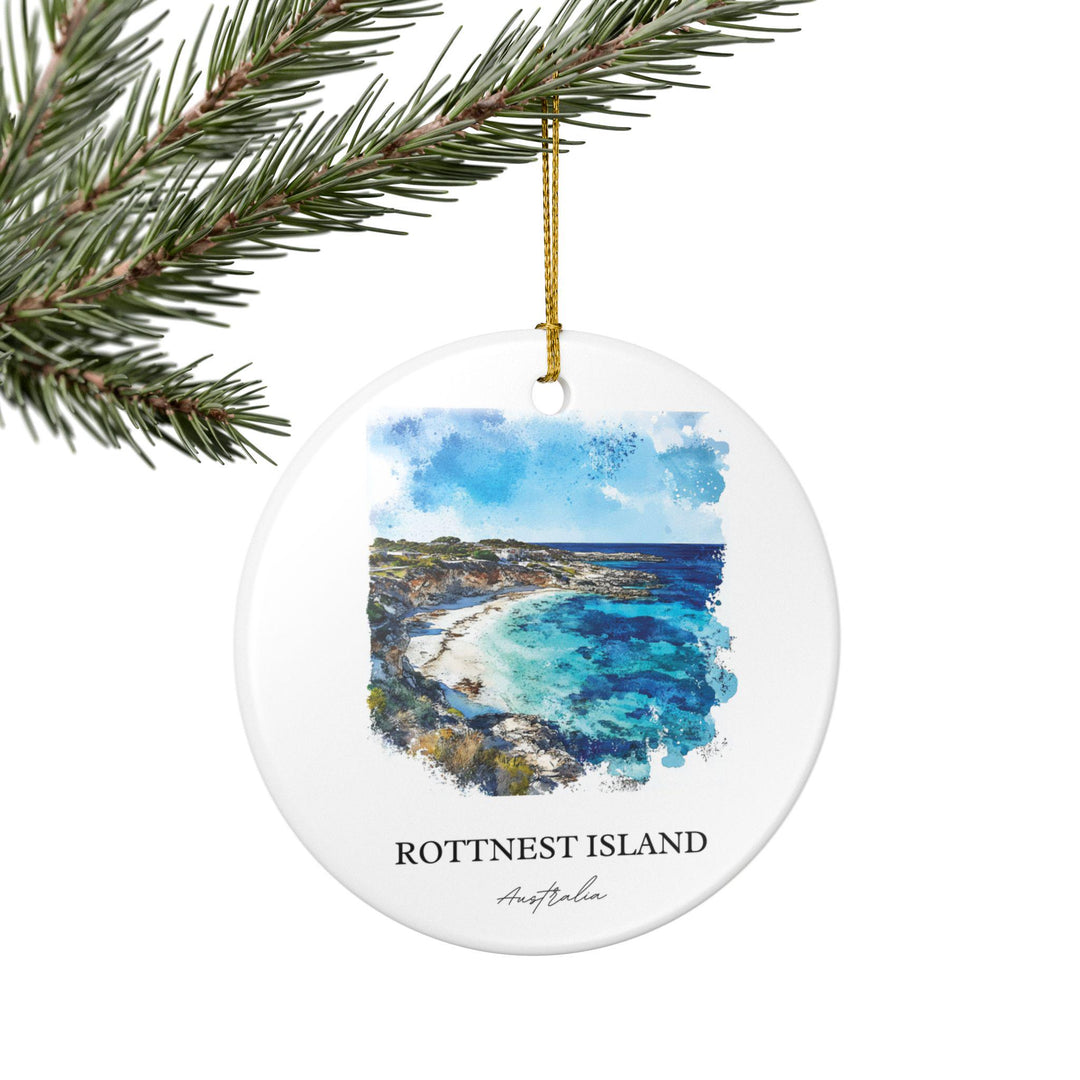 Rottnest Island Ornament: Unique Australia Souvenir, Rottnest Island Xmas Decor, and Authentic Rottnest Island Gift