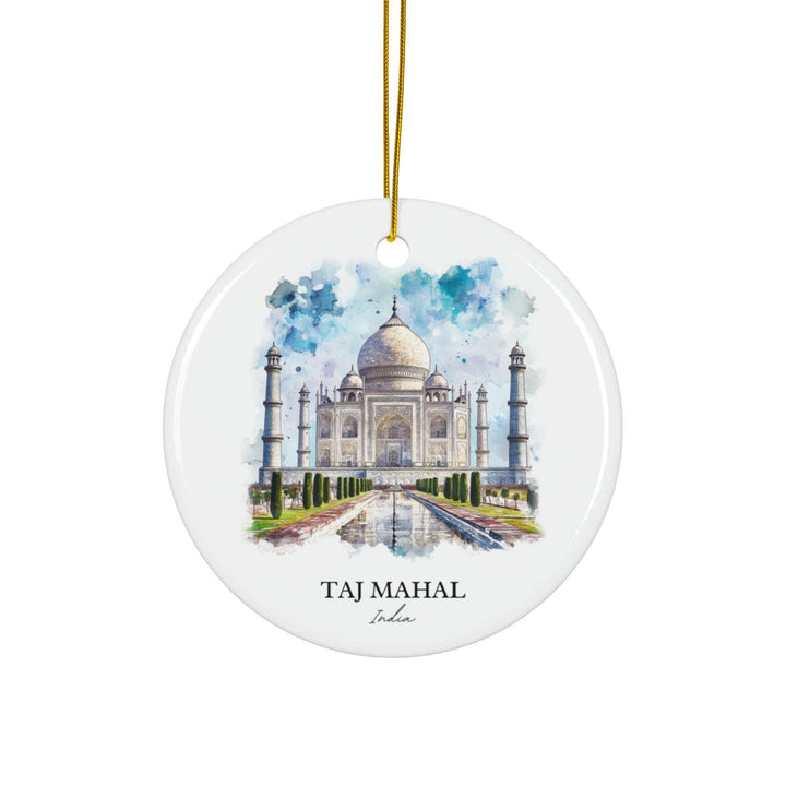Taj Mahal Ornament: Unique Agra India Souvenir, Taj Mahal Xmas Decor, and Authentic Taj Mahal Gift