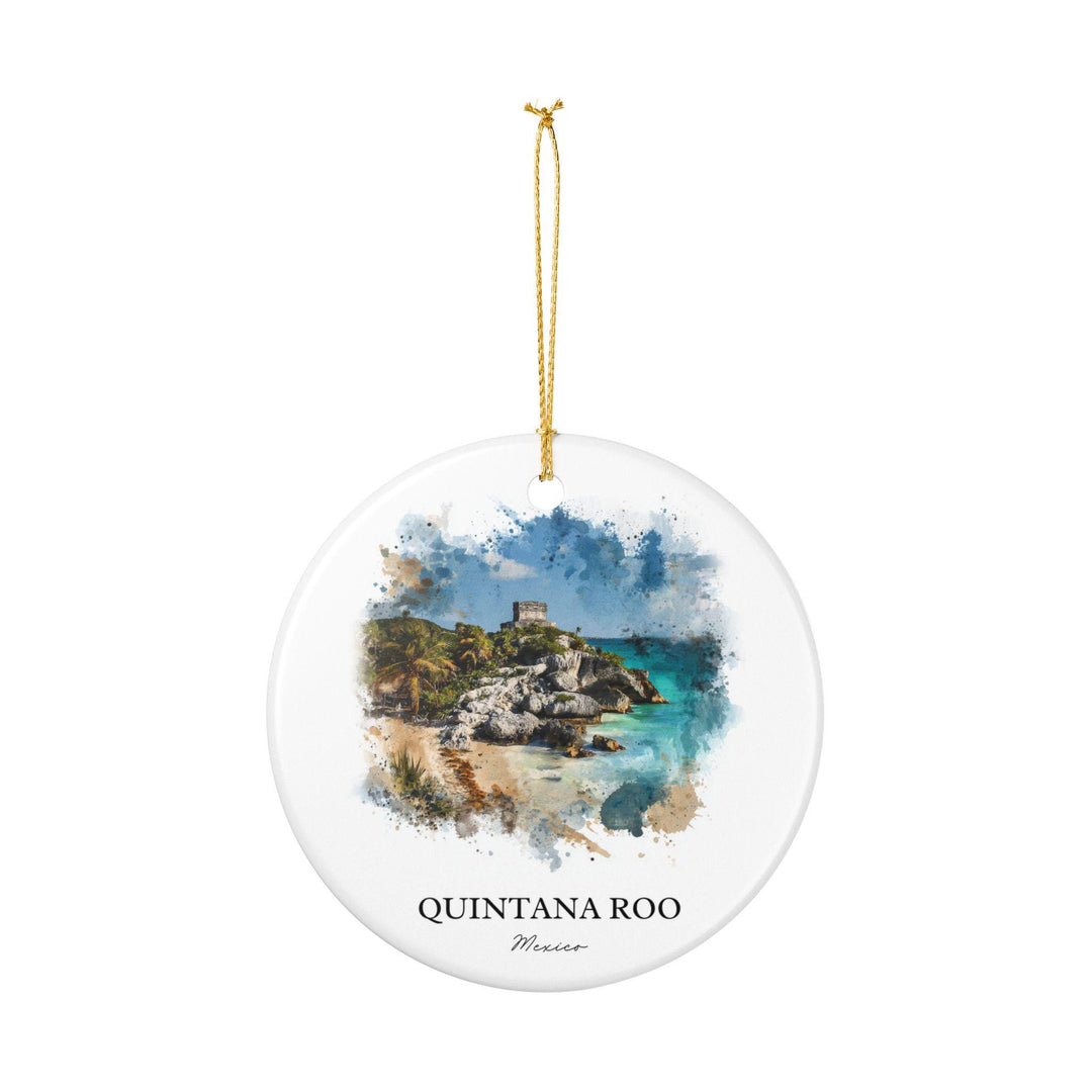 Quintana Roo Ornament: Unique Quintana Roo Souvenir, Playa del Carmen Xmas Decor, and Authentic Playa del Carmen Gift