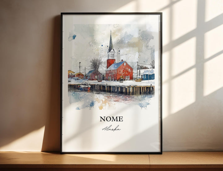 Nome AK Wall Art - Alaska Print